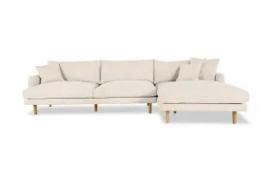 Hampton Right Chaise Sofa, Sienna Natural, by Lounge Lovers by Lounge Lovers, a Sofas for sale on Style Sourcebook