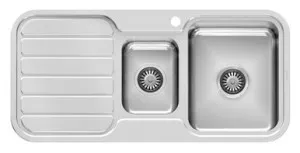 1000 Series 1 And 1/3 Rh Bowl Sink With Drainer With Hole Polished | Made From Stainless Steel By Phoenix by PHOENIX, a Kitchen Sinks for sale on Style Sourcebook