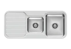 1000 Series 1 And 3/4 Lh Bowl Sink With Drainer No Hole Polished | Made From Stainless Steel By Phoenix by PHOENIX, a Kitchen Sinks for sale on Style Sourcebook