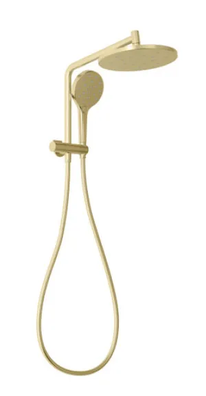 Ormond Compact Twin Shower Brushed In Gold By Phoenix by PHOENIX, a Showers for sale on Style Sourcebook