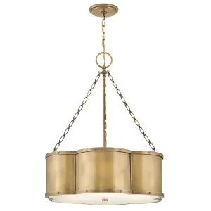 Hinkley Chance Small Pendant Light Heritage Brass by Hinkley, a Pendant Lighting for sale on Style Sourcebook