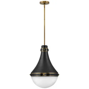 Hinkley Oliver Medium Pendant Light Black by Hinkley, a Pendant Lighting for sale on Style Sourcebook