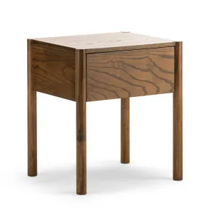 Zyler 1 Drawer Bedside Table, Dark Ash by L3 Home, a Bedside Tables for sale on Style Sourcebook