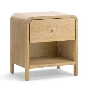 Riley 1 Drawer Bedside Table, Natural Ash by L3 Home, a Bedside Tables for sale on Style Sourcebook