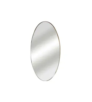 Slim Oval Wall Mirror - 2 sizes and 3 colours available White 1000mm x 525mm by Luxe Mirrors, a Mirrors for sale on Style Sourcebook