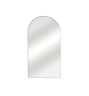 Slim Arch Wall Mirror - 3 sizes and 3 colours available White 1200mm x 600mm by Luxe Mirrors, a Mirrors for sale on Style Sourcebook