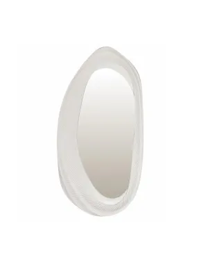 Stella Decorative White Wall Mirror 55cm x 114cm by Luxe Mirrors, a Mirrors for sale on Style Sourcebook