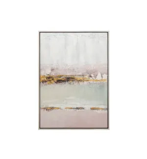 Hand-Painted Abstract Morrison Bay Canvas 140cm x 100cm by Luxe Mirrors, a Artwork & Wall Decor for sale on Style Sourcebook