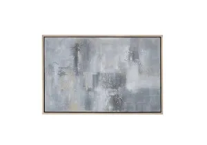 Hand-Painted Textured Abstract Canvas 80cm x 120cm by Luxe Mirrors, a Artwork & Wall Decor for sale on Style Sourcebook