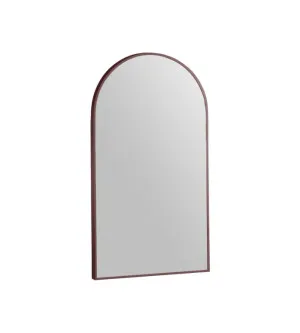 Modern Arch Wall Mirror with Portable Magnifier - 7 colour options - 91 x 51cm Georgian Metal by Luxe Mirrors, a Vanity Mirrors for sale on Style Sourcebook