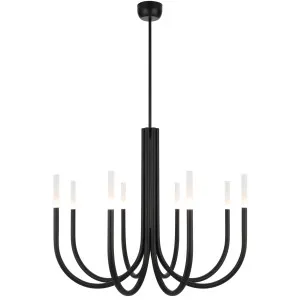 Telbix Joshua 8 Light Pendant Light Black by Telbix, a Pendant Lighting for sale on Style Sourcebook