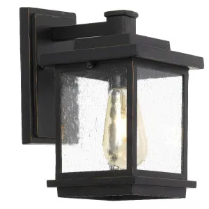 Telbix Strand Exterior Wall Light Black by Telbix, a Outdoor Lighting for sale on Style Sourcebook