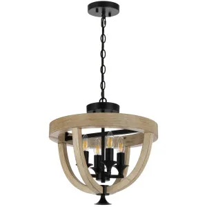 Telbix Hosley 4 Light CTC Pendant Light Black by Telbix, a Pendant Lighting for sale on Style Sourcebook