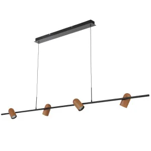 Telbix Kindle 4 Light Pendant Light Black by Telbix, a Pendant Lighting for sale on Style Sourcebook