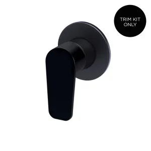 Round Wall/Shower Mixer Paddle HandleTrim Kit Matte Black by Meir, a Shower Heads & Mixers for sale on Style Sourcebook