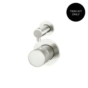 Round Wall/Shower Diverter Mixer Pinless HandleTrim Kit Chrome by Meir, a Shower Heads & Mixers for sale on Style Sourcebook