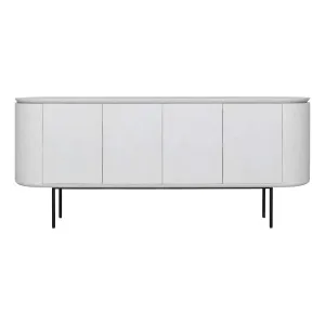 Miami Buffet 200cm in Rendered Concrete White by OzDesignFurniture, a Sideboards, Buffets & Trolleys for sale on Style Sourcebook