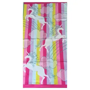 Renee Taylor Jacquard Velour Unicorn Rainbow Kids Beach Towel 2 Pack by null, a Outdoor Accessories for sale on Style Sourcebook