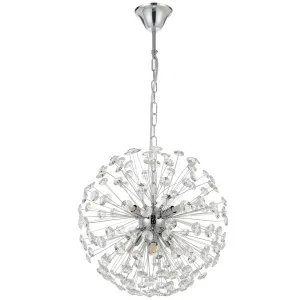 Telbix Lerida 8-Light Pendant Chrome by Telbix, a Chandeliers for sale on Style Sourcebook