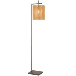 Telbix Lyndra Floor Lamp Natural by Telbix, a Floor Lamps for sale on Style Sourcebook