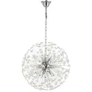 Telbix Lerida 9-Light Pendant Chrome by Telbix, a Chandeliers for sale on Style Sourcebook