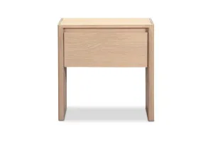 Hallie Bedside Table, Oak, by Lounge Lovers by Lounge Lovers, a Bedside Tables for sale on Style Sourcebook