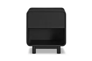 Leo Bedside Table, Black, by Lounge Lovers by Lounge Lovers, a Bedside Tables for sale on Style Sourcebook