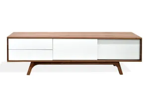 Ex Display - Hendrix Scandinavian 1.8m TV Entertainment Unit - Lowline - Walnut by Interior Secrets - AfterPay Available by Interior Secrets, a Entertainment Units & TV Stands for sale on Style Sourcebook