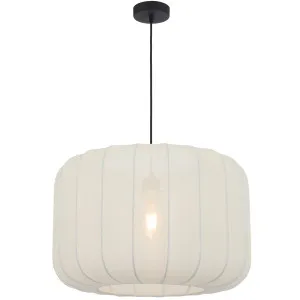 Telbix Jonsel Large Pendant Light White by Telbix, a Pendant Lighting for sale on Style Sourcebook