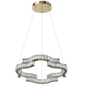 Telbix Jura 1 Tier Pendant Light Gold by Telbix, a Pendant Lighting for sale on Style Sourcebook