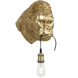 Telbix Kong Wall Light Antique Gold by Telbix, a Outdoor Lighting for sale on Style Sourcebook