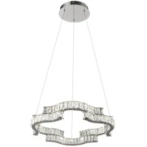 Telbix Jura 1 Tier Pendant Light Chrome by Telbix, a Pendant Lighting for sale on Style Sourcebook