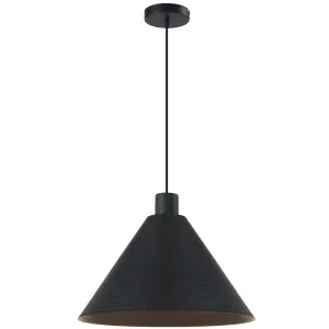 Telbix Kestra Medium Pendant Light Black by Telbix, a Pendant Lighting for sale on Style Sourcebook