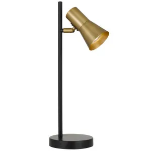 Telbix Verik Table Lamp Brass by Telbix, a Table & Bedside Lamps for sale on Style Sourcebook