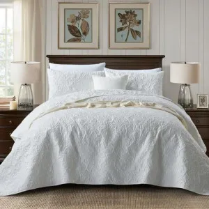 Morgan and Reid Serene Coconut Coverlet Set by null, a Quilt Covers for sale on Style Sourcebook