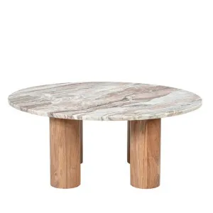 Adara Toronto Marble & Acacia Wood Coffee Table by James Lane, a Coffee Table for sale on Style Sourcebook