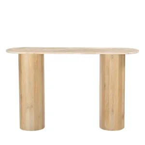 Adara Travertine & Mango Wood Console Table by James Lane, a Console Table for sale on Style Sourcebook