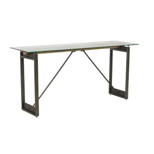 Barnes Trestle Console - Distress Wash by GlobeWest, a Console Table for sale on Style Sourcebook