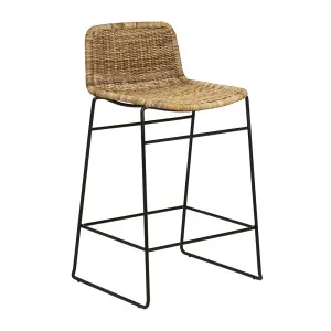 Olivia Barstool - Greywash - Black by GlobeWest, a Bar Stools for sale on Style Sourcebook