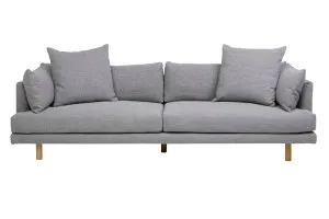 Vittoria Iris 4 Seater Sofa - Pavement by GlobeWest, a Sofas for sale on Style Sourcebook