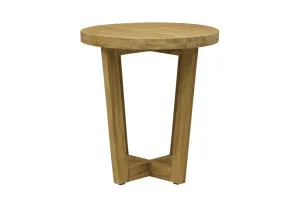 Southport Cross Side Table - Teak by GlobeWest, a Tables for sale on Style Sourcebook