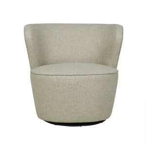 Kennedy Swivel Occasional Chair - Pebble by GlobeWest, a Chairs for sale on Style Sourcebook