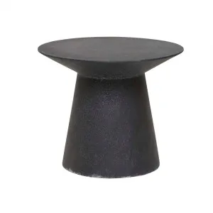 Livorno Round Side Table - Black Speckle by GlobeWest, a Tables for sale on Style Sourcebook