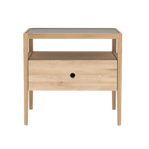 Ethnicraft Spindle Bedside - Oak by Ethnicraft, a Bedside Tables for sale on Style Sourcebook