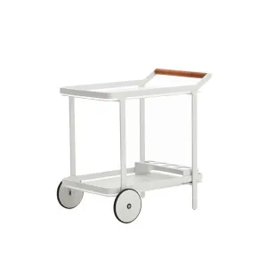 Lagoon Bar Trolley - White by GlobeWest, a Sideboards, Buffets & Trolleys for sale on Style Sourcebook