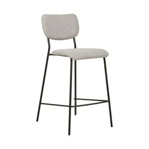 Tommy Barstool - Winter Grey - Black by GlobeWest, a Bar Stools for sale on Style Sourcebook