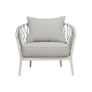 Maui Sofa Chair - Frost - White by GlobeWest, a Outdoor Chairs for sale on Style Sourcebook