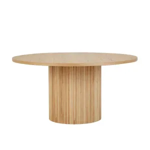 Benjamin Ripple Round Dining Tables - Natural Ash by GlobeWest, a Dining Tables for sale on Style Sourcebook