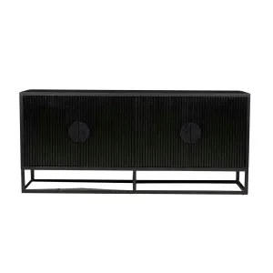 Benjamin Ripple Buffet - Matt Black by GlobeWest, a Sideboards, Buffets & Trolleys for sale on Style Sourcebook