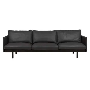 Tolv Pensive 3 Seater Sofa - Black - Black Onyx by Tolv, a Sofas for sale on Style Sourcebook